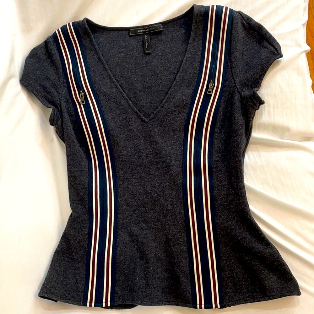 BCBG Peplum Blouse